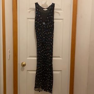 T-length spotted dress